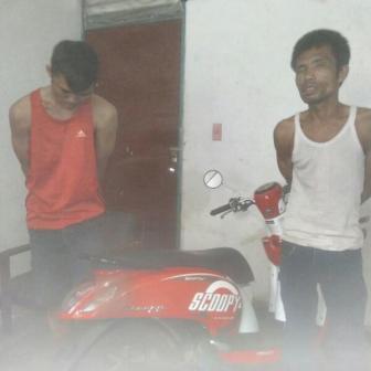 Maling Motor di Kampus Unilak Pekanbaru Tertangkap
